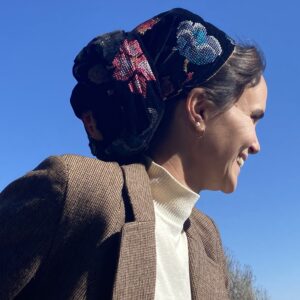 צעיף ״ספיר״ שחור