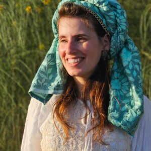 צעיף כלה הודית מנטה