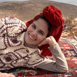 צעיף ״קטיפה כתומה״