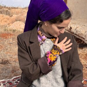 צעיף ״קטיפה סגולה״